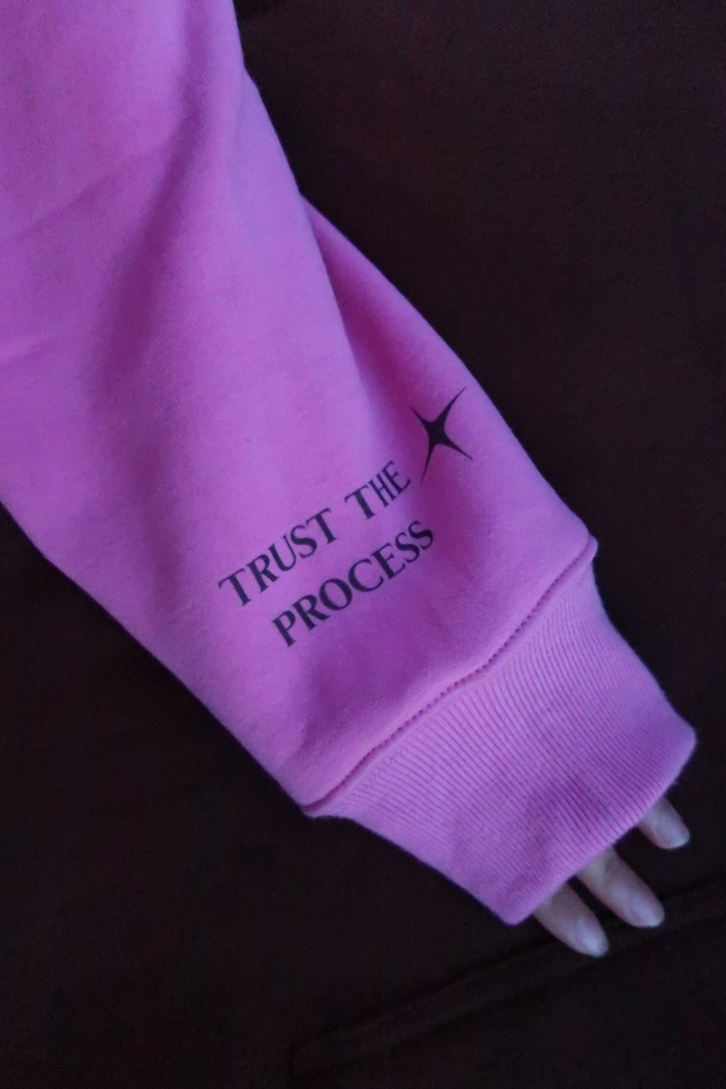 "It Will All Work Out" Hoodie in Pink